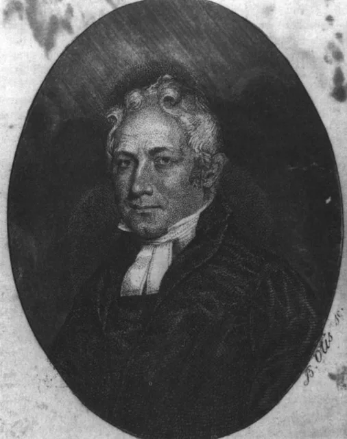 Abner Kneeland, portrait by an unknown artist, from the New-York Historical Society.