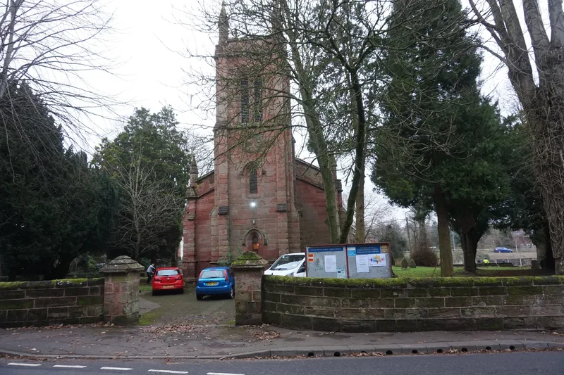 Christ Church, Catshill, where Christopher Morcom was buried in February 1930.