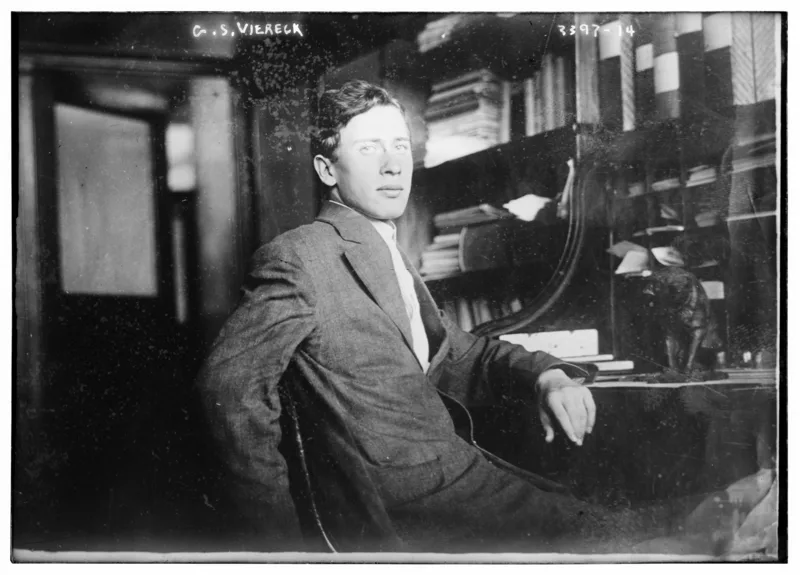 George Sylvester Viereck, who interviewed Einstein in 1929, photographed in 1910.