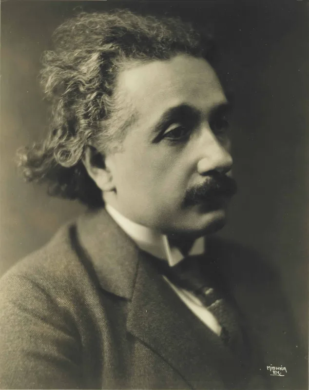 Albert Einstein, photographed by Mishkin in 1921.