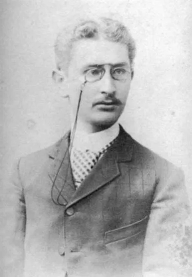 Max Talmud, the medical student who brought Einstein science books, about 1890.