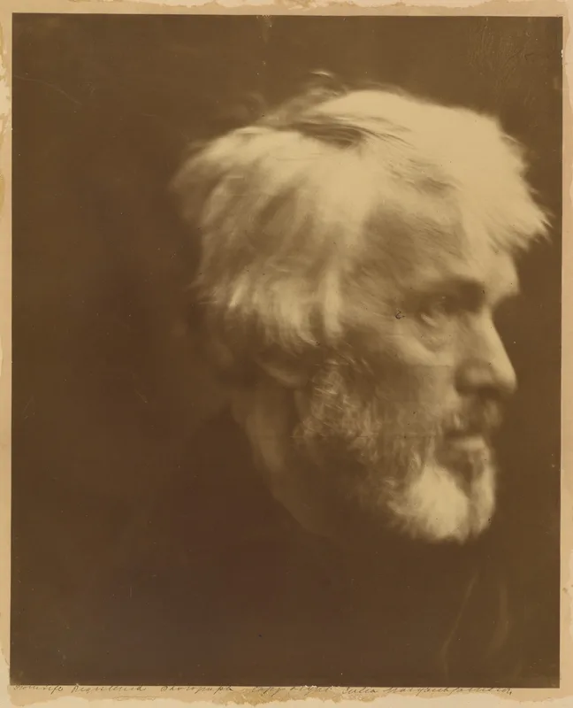 Thomas Carlyle, photographed by Julia Margaret Cameron in 1867. Carnegie's circle took his words as their rule.