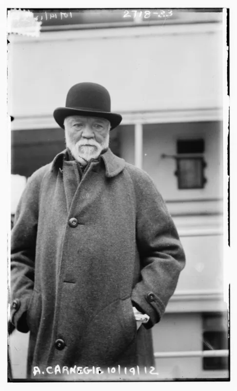 Carnegie in 1912, the years in which he was drafting his Autobiography.