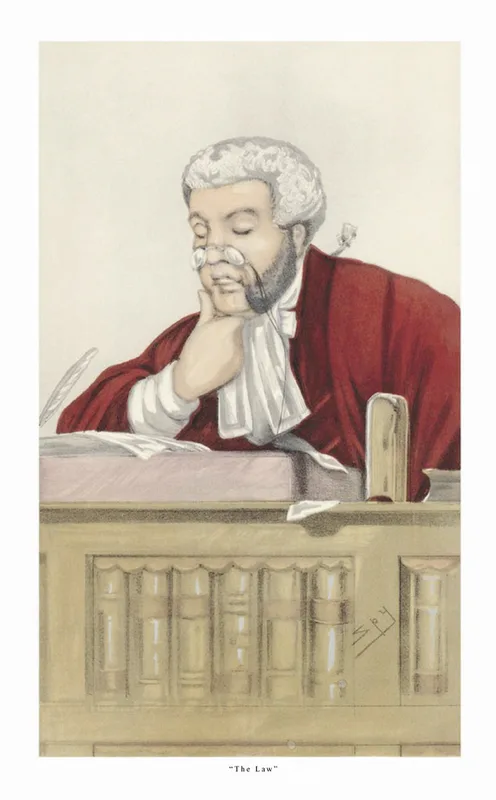Sir George Jessel, Master of the Rolls, who took her daughter from her in 1878, in Vanity Fair, 1879.