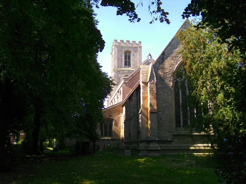 St Margaret's Church, Sibsey, where Frank Besant was vicar from 1871 until his death.