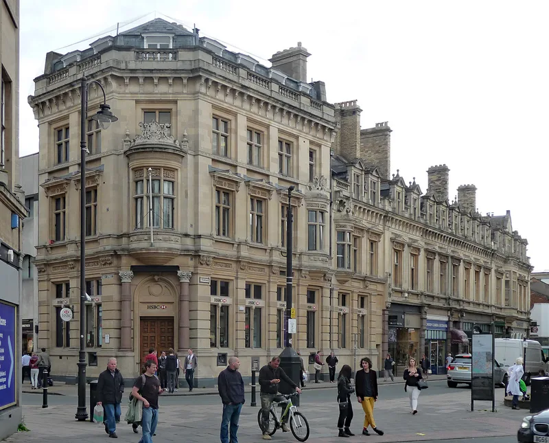 The Promenade, Cheltenham, where her faith first broke.