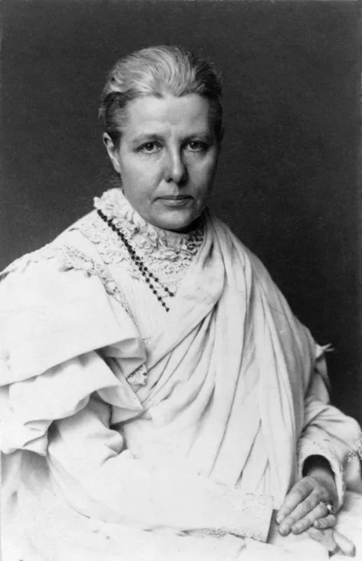 Annie Besant photographed about 1897, after she had made India her home.