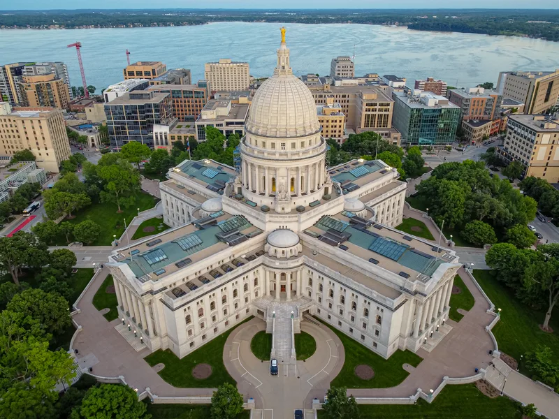 The Wisconsin State Capitol in Madison.