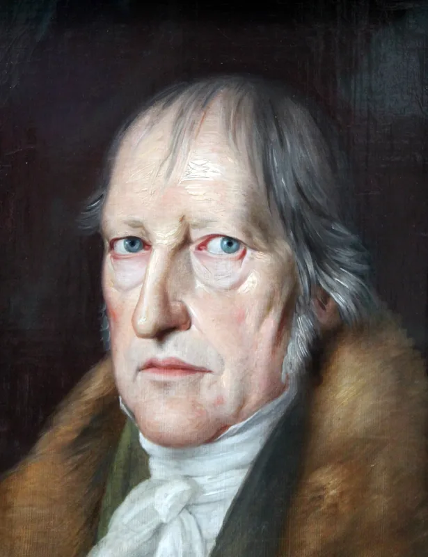 G. W. F. Hegel, his rival in Berlin, painted by Jakob Schlesinger in 1831.
