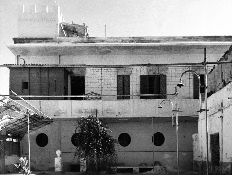The Mogadishu of her early childhood: a building of the United States embassy, photographed in 1970.