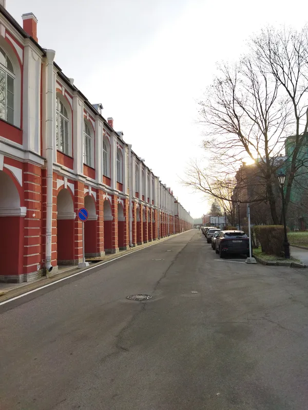 The building of the Twelve Collegia, the main building of the university in St Petersburg, photographed in 2024. Rand studied there from 1921 to 1924.