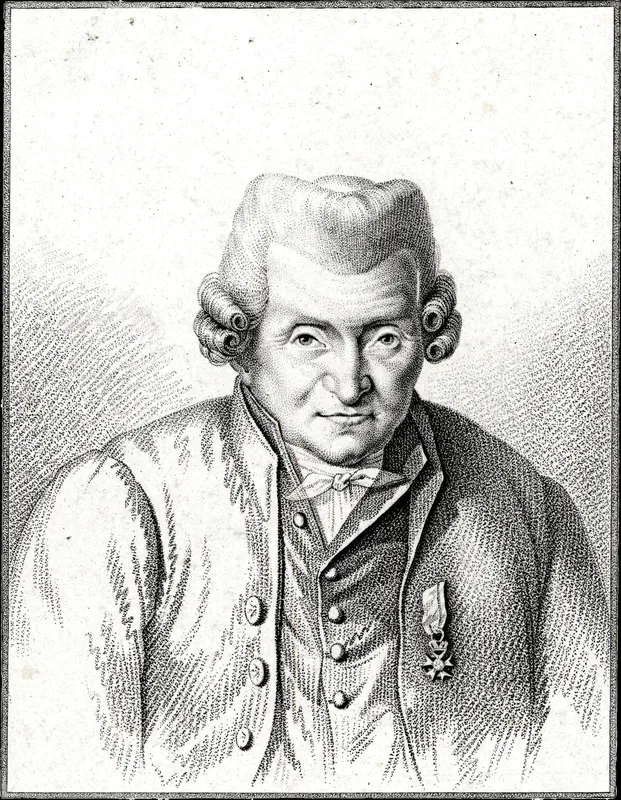 The Abbé Morellet, the theist guest who described the dinners.