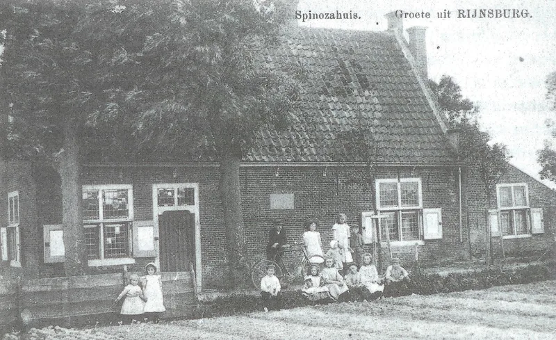 The house at Rijnsburg where Spinoza lodged from about 1661 to 1663, photographed about 1900.