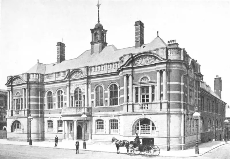 Battersea Town Hall, where he gave "Why I Am Not a Christian" in March 1927.