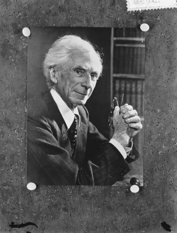 Bertrand Russell in 1957.