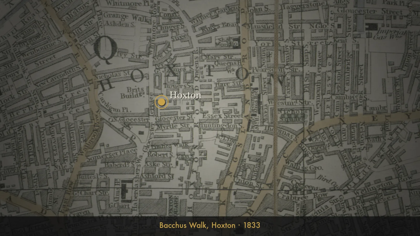 Hoxton, London, 1833.