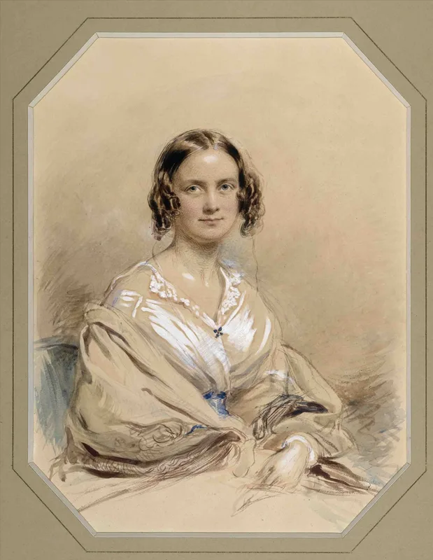 Emma Darwin, by George Richmond, 1840.