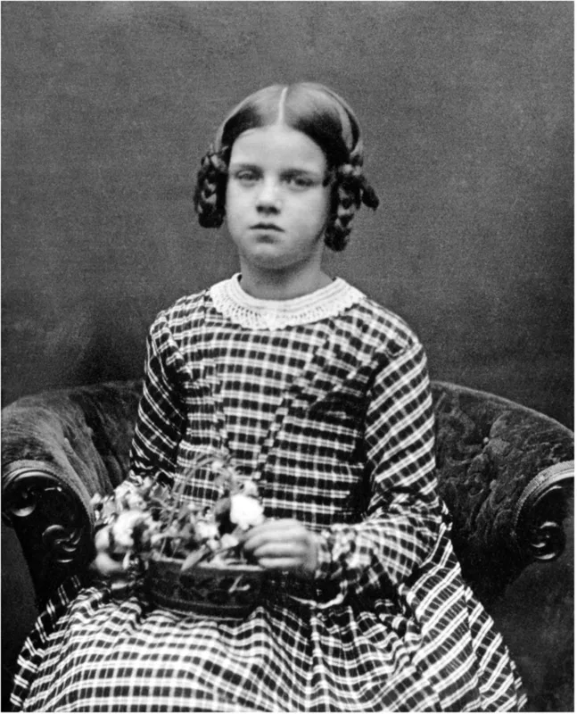 Annie Darwin, in a photograph of 1849.