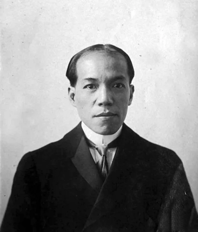 Liang Qichao in 1910, one of the two reformers who, Chen wrote, opened his generation's eyes.