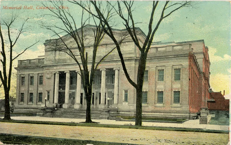 Memorial Hall, Columbus, Ohio, where he gave "Why I Am an Agnostic" on 12 March 1929.