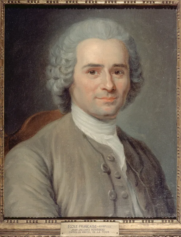 Jean-Jacques Rousseau, pastel by La Tour.