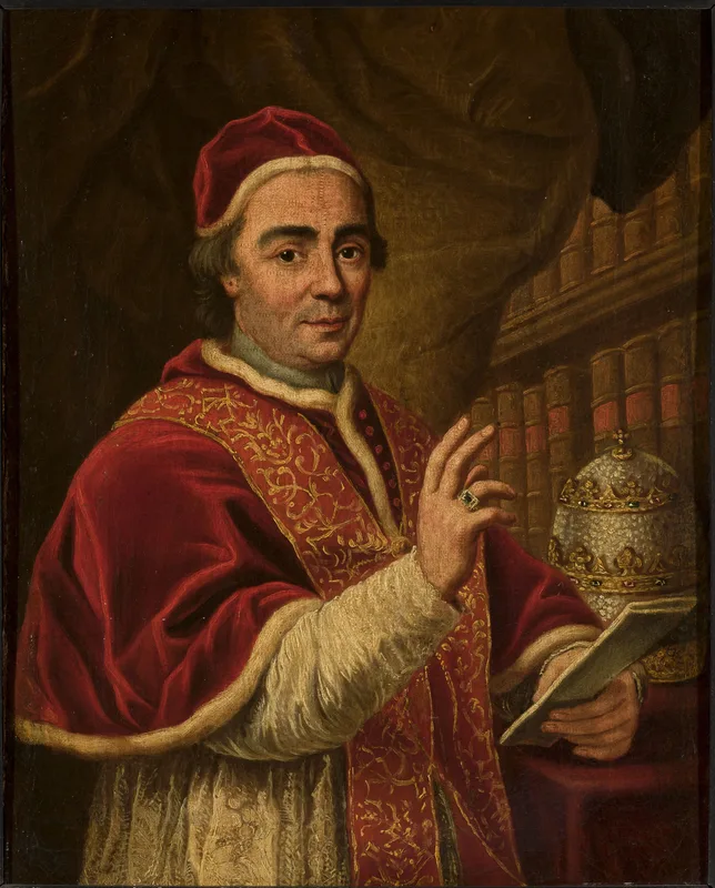 Pope Clement XIII, whose brief of 31 January 1759 condemned the book; portrait by Mengs.