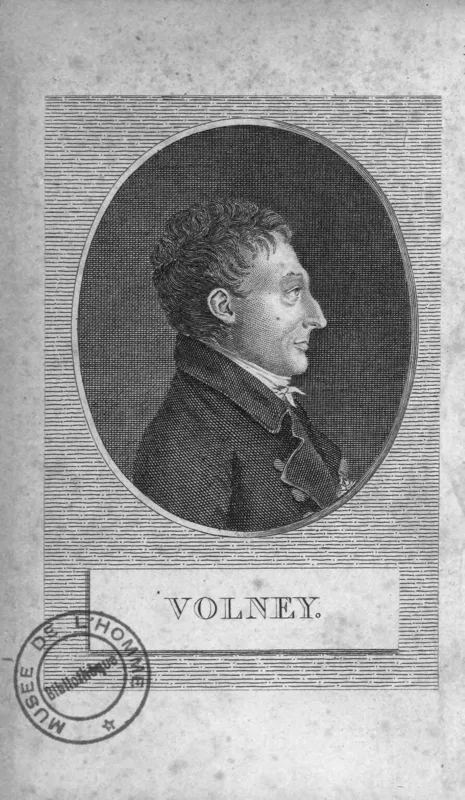 A plate from the French editions of Les Ruines.