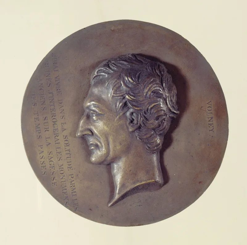 Volney in a bronze medallion by David d'Angers, 1826.