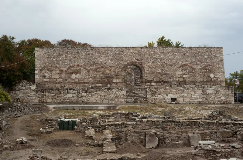 Larissa in Thessaly, where Critias spent his exile; the building is Ottoman.