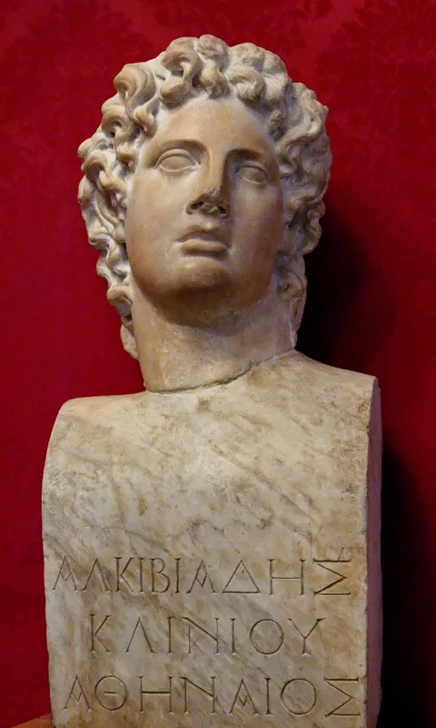 Alcibiades, a bust in the Capitoline Museums.