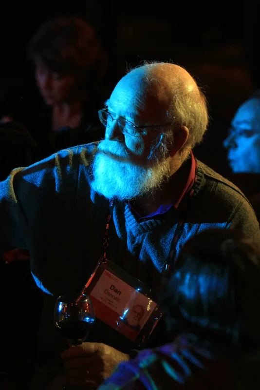 Daniel Dennett speaking at TED in 2009. Photograph by Erik Charlton.