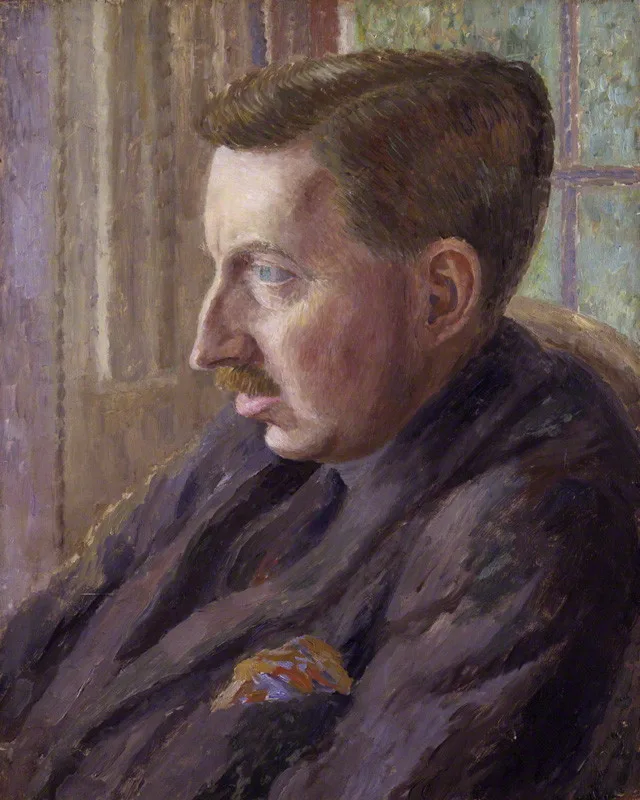 E. M. Forster, painted by Dora Carrington, 1924–25.