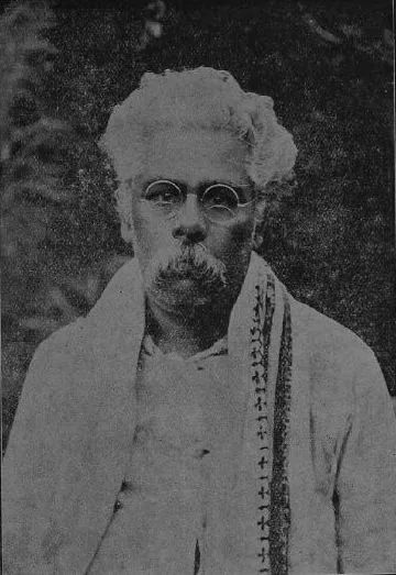 E. V. Ramasamy in October 1924, the year of the Vaikom satyagraha, in a portrait printed in the Tamil magazine Lakshmi.