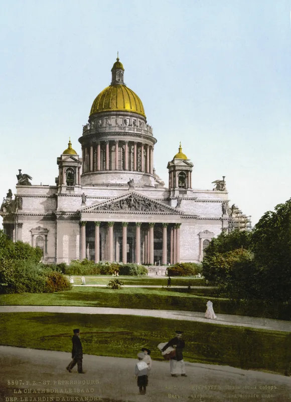 St Isaac's Cathedral, St Petersburg, where the family lived from 1882.