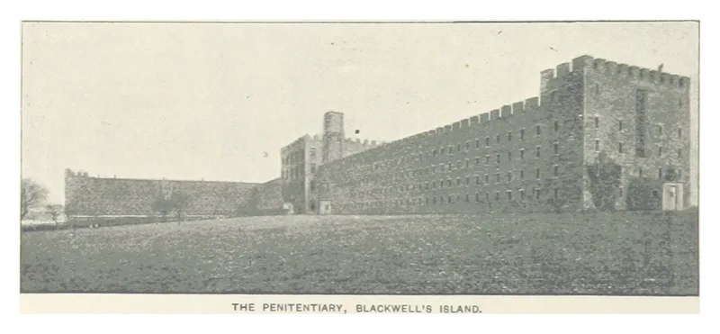The penitentiary on Blackwell's Island, New York, where she served a year from 1893.