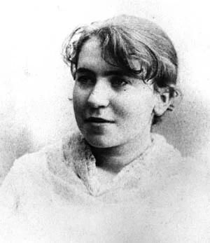 Emma Goldman at about seventeen, in Rochester.