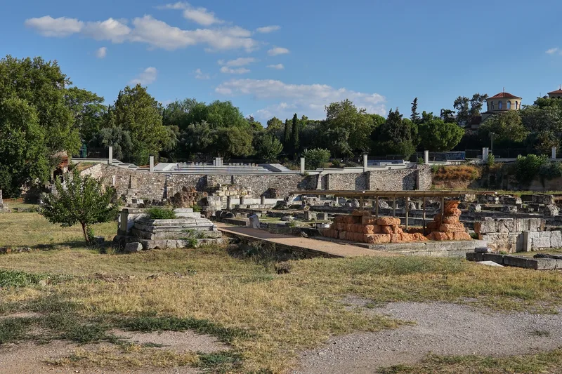 The Dipylon gate in the Kerameikos, Athens, the city where Epicurus taught for thirty-six years.
