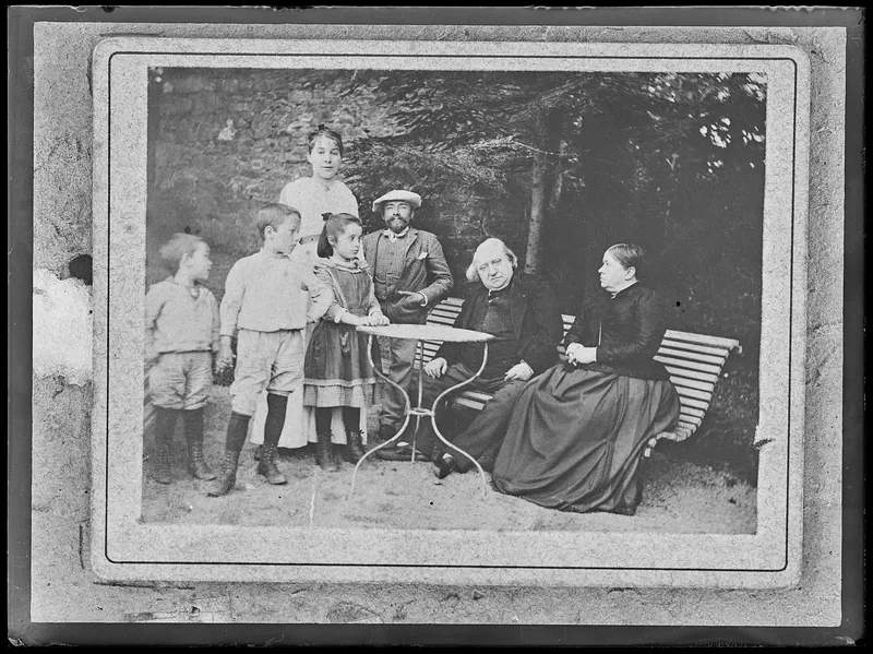 Renan with his family at Rosmapamon, his Breton summer house, in 1892.