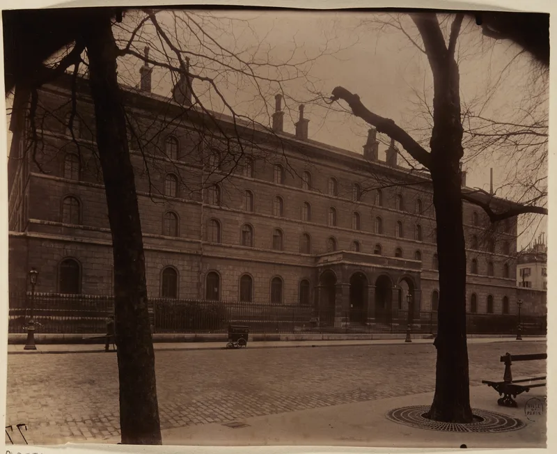 The old seminary of Saint-Sulpice, Paris, photographed by Eugène Atget about 1910.