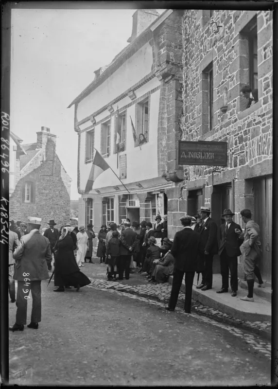 Renan's birthplace at Tréguier, photographed in 1923.
