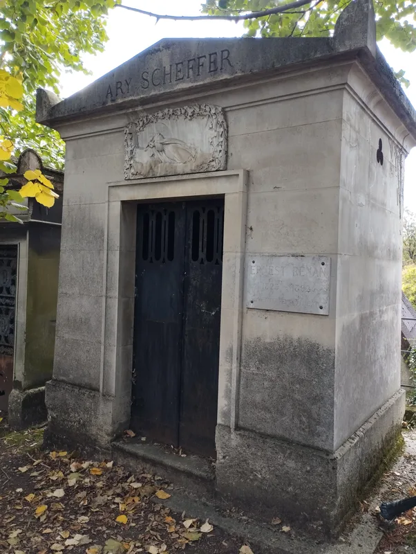 Renan's tomb at the Montmartre cemetery.