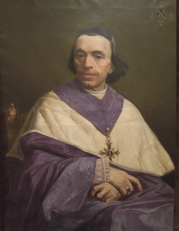 Bishop Plantier of Nîmes, painted by Melchior Doze.
