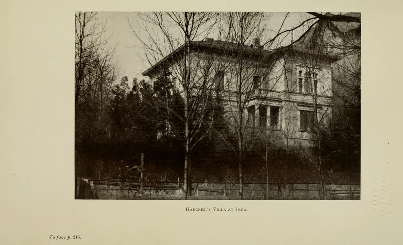 Haeckel's villa at Jena, from Bölsche's biography of 1906.