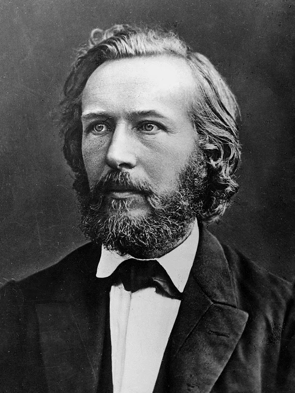Haeckel about 1860, after his journey to Italy.
