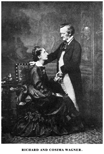 Richard and Cosima Wagner in 1872.