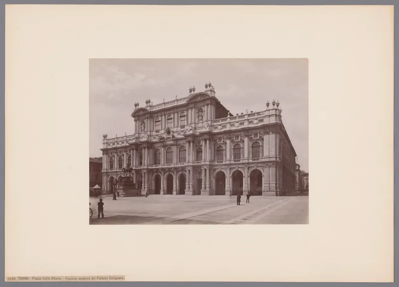 The Piazza Carlo Alberto in Turin, the city where he spent his last working months in 1888.