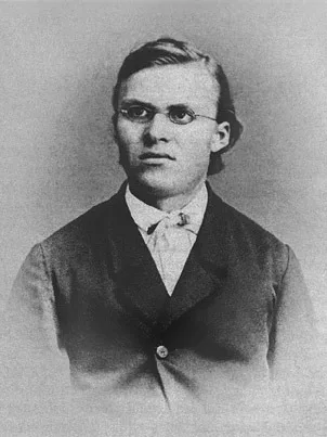 Nietzsche as a student at Bonn, 1864.