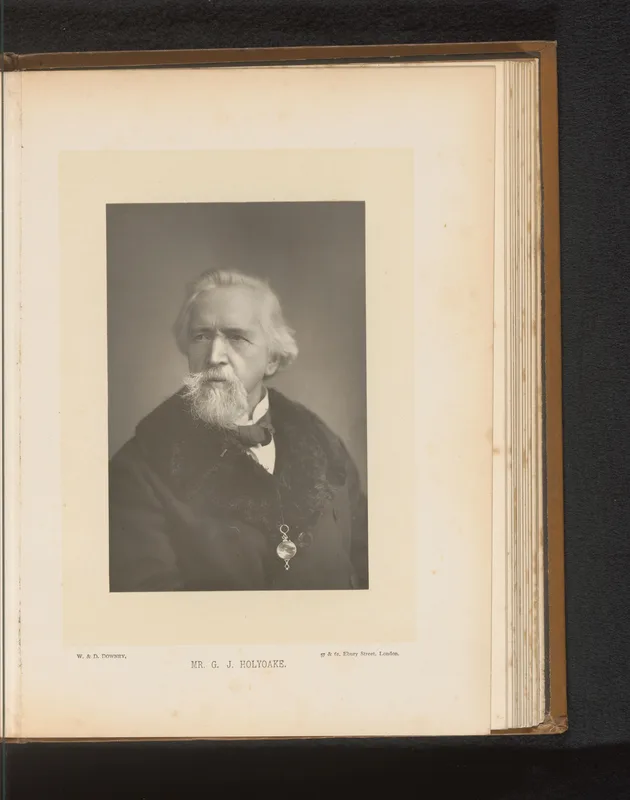 George Jacob Holyoake, his partner on The Secularist in 1876.