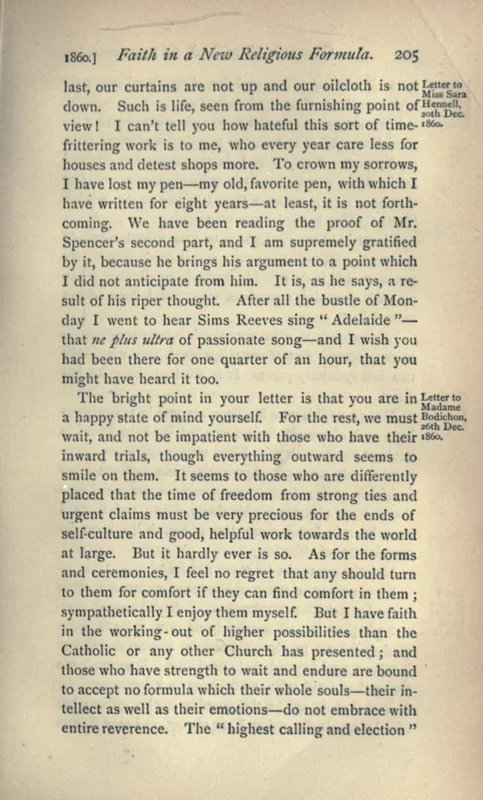Cross II, p. 205: "to do without opium."