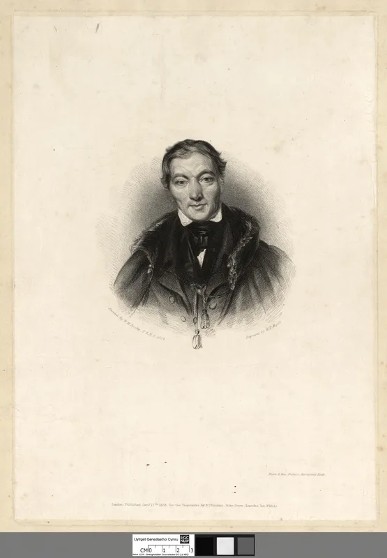 Robert Owen, in a portrait of 1835.